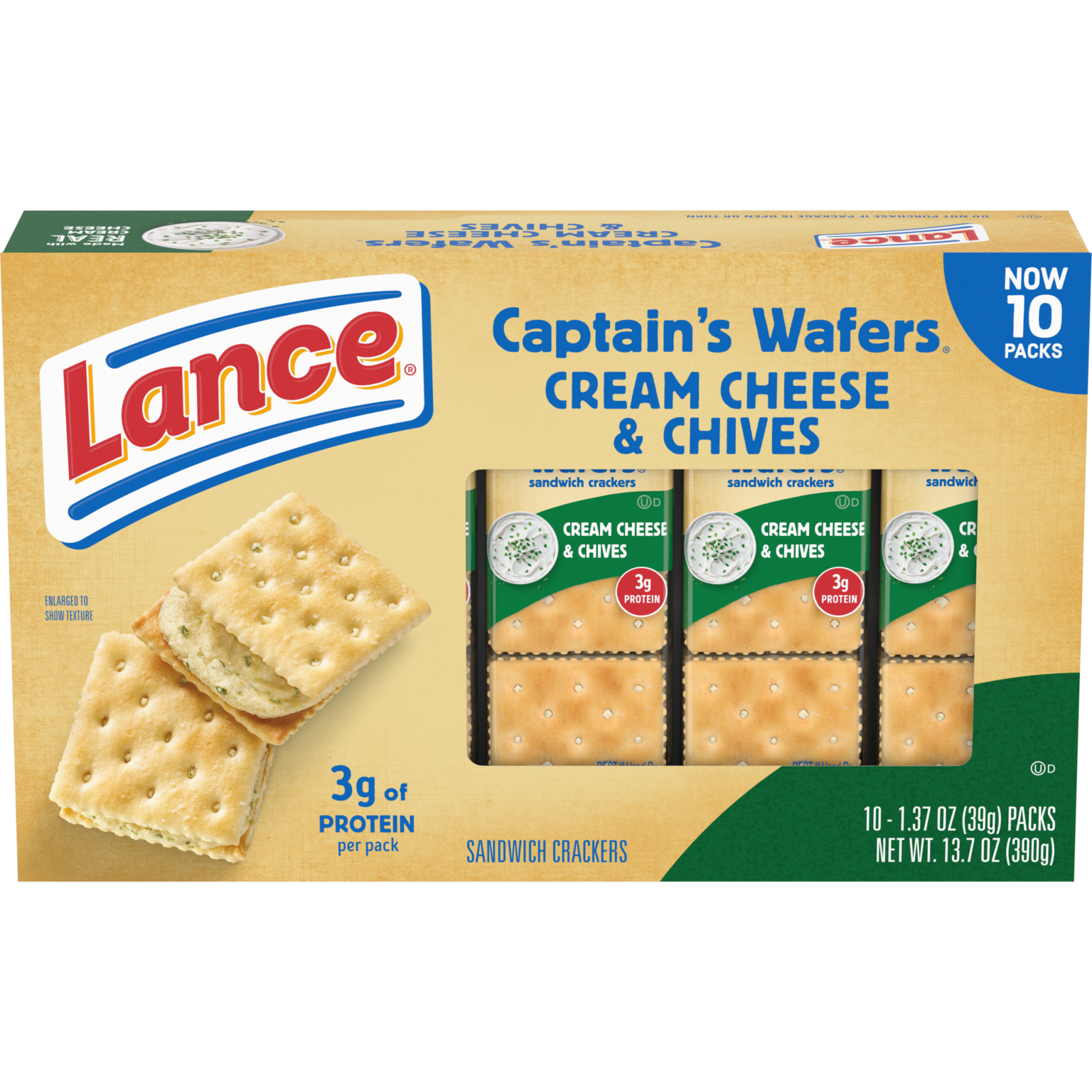Captain’s Wafers® Cream Cheese & Chives