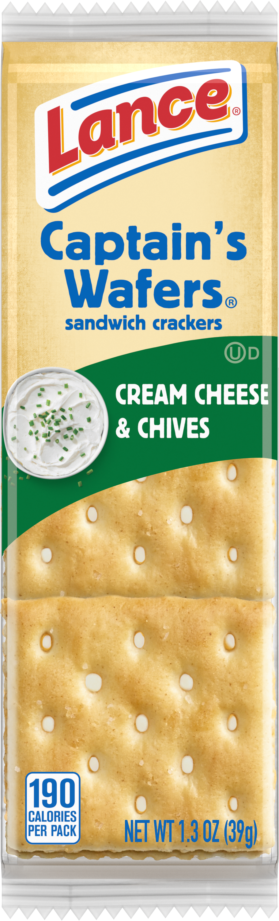 Captain’s Wafers® Cream Cheese & Chives
