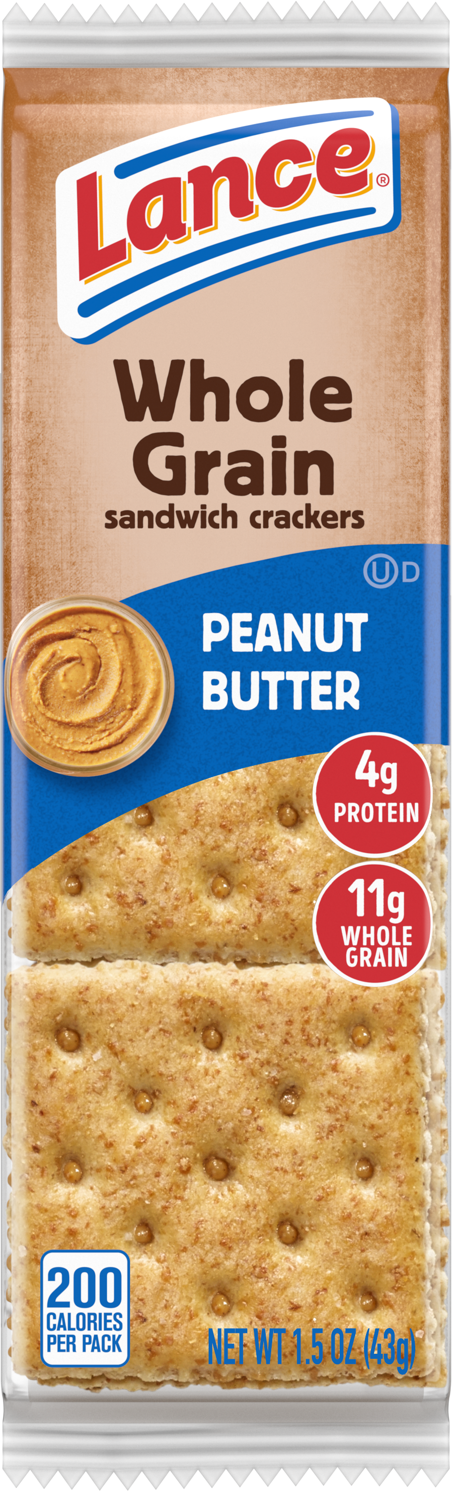 Baked with Whole Grain Peanut Butter